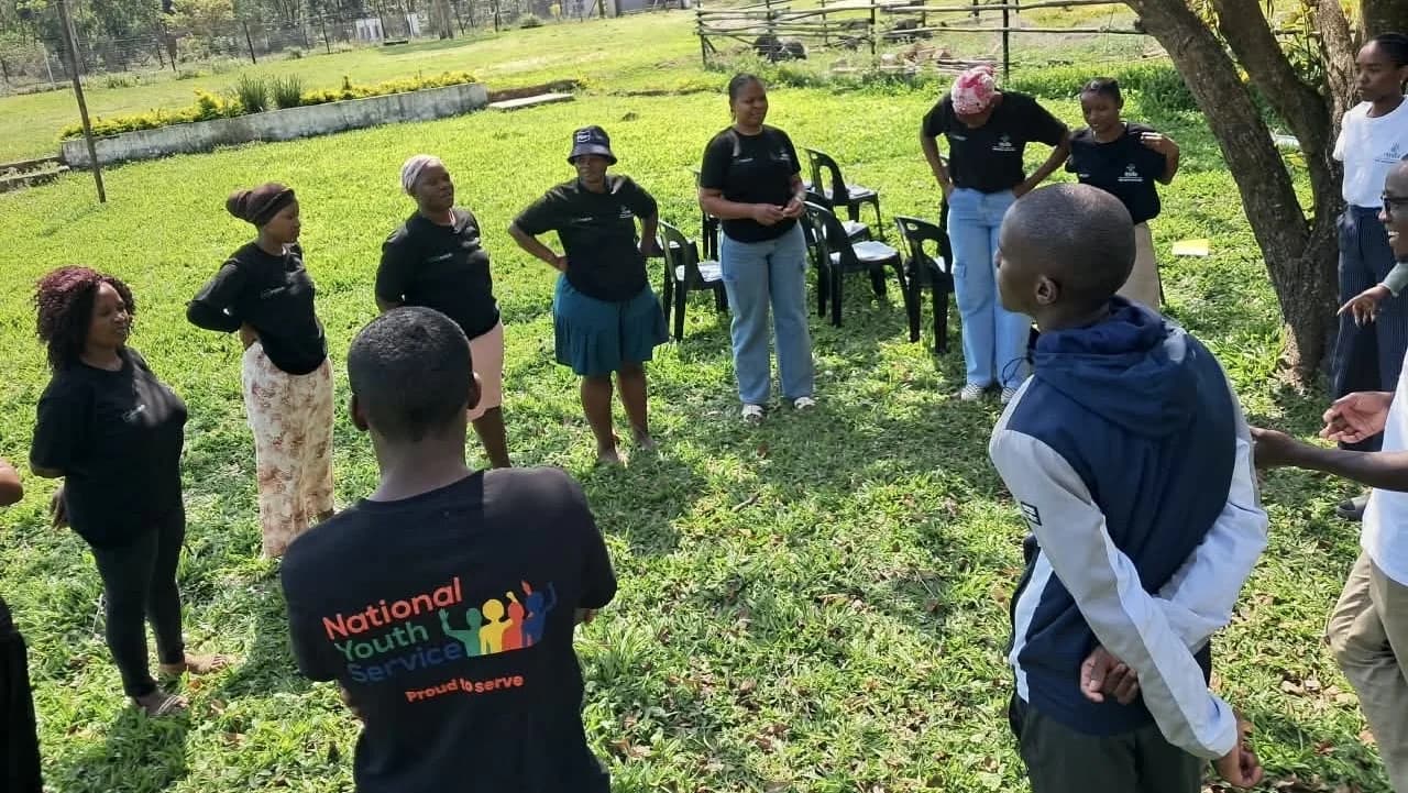 NYS cohort with seedling trays